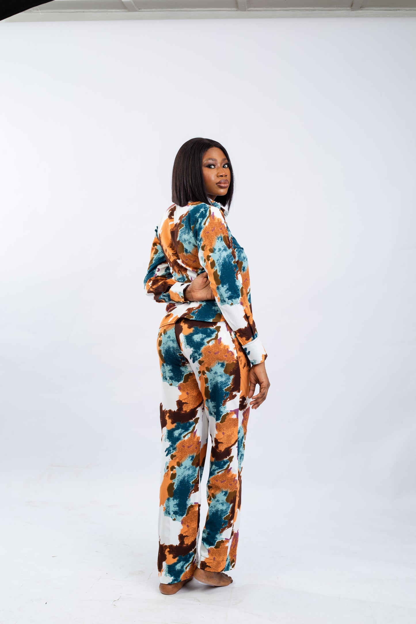 Balozi Print Shirt and Pant Set