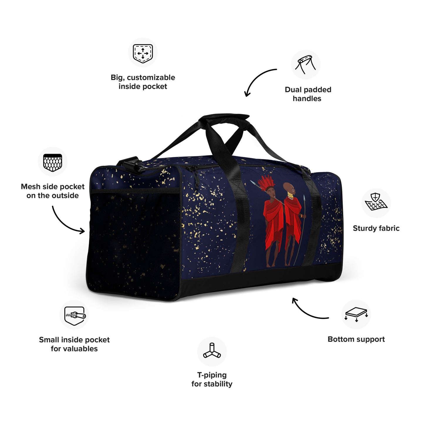 Agojie Jeans Duffle bag
