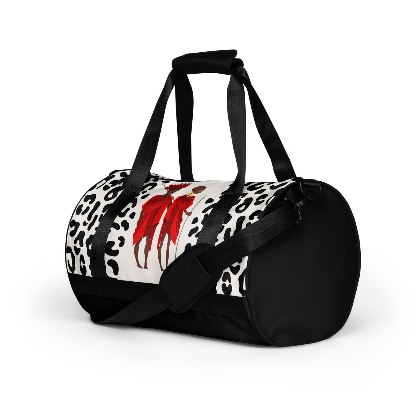 Agojie Animal Print Overnight Gym Bag
