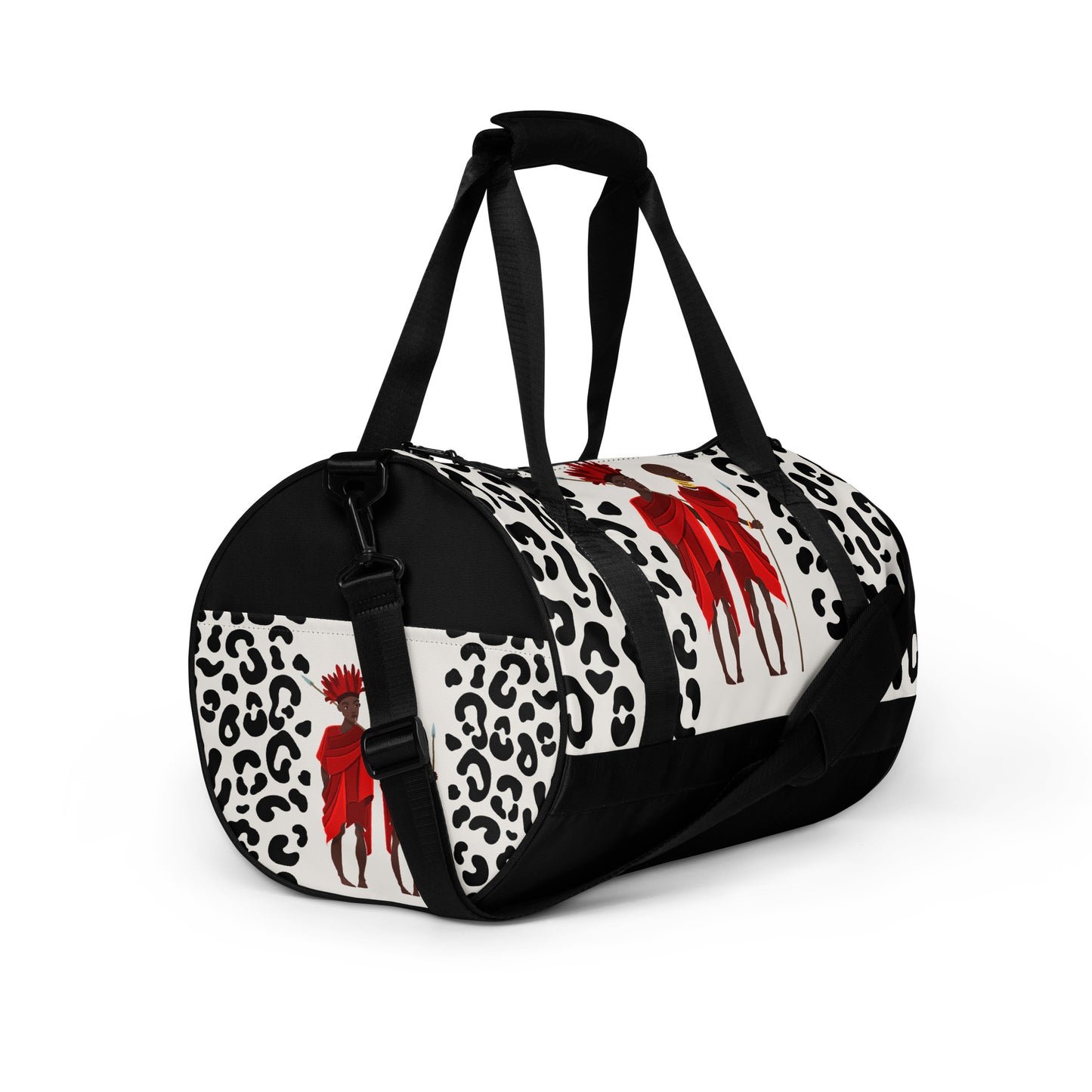 Agojie Animal Print Overnight Gym Bag