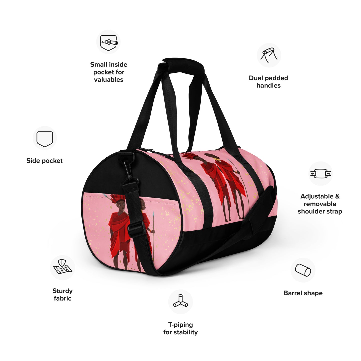 Agojie Topaz Overnight Gym Bag