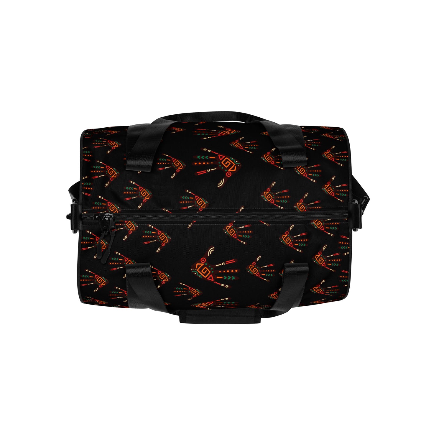 Duro Midnight Tribal Palm Print Gym Bag