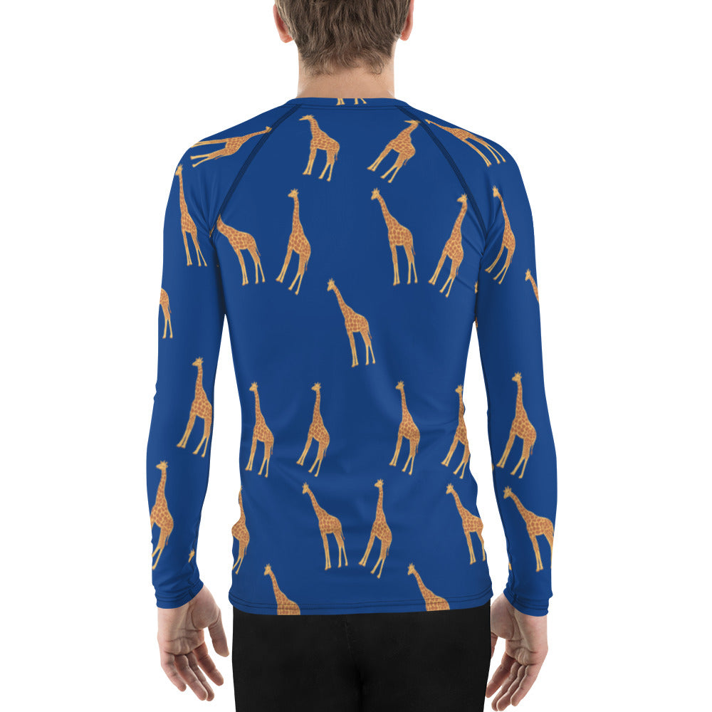 Twiga Print Men's Rash Guard