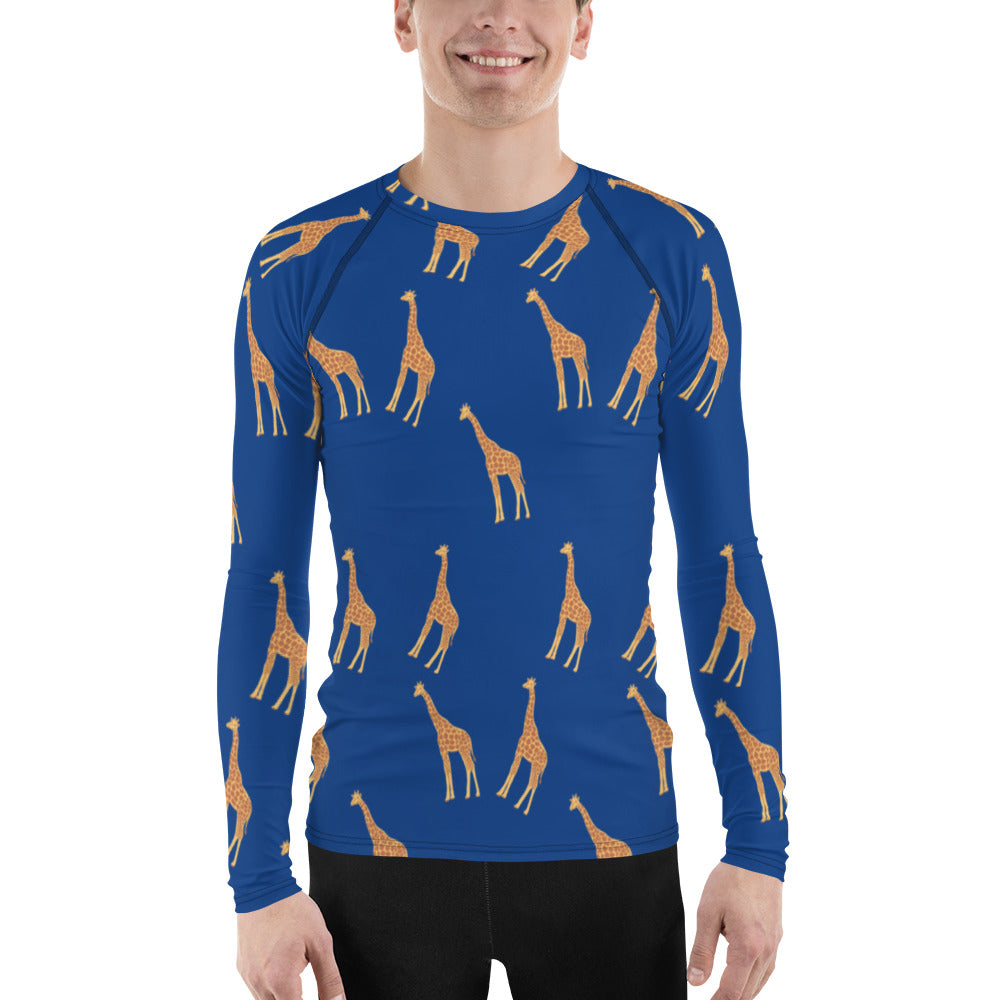 Twiga Print Men's Rash Guard