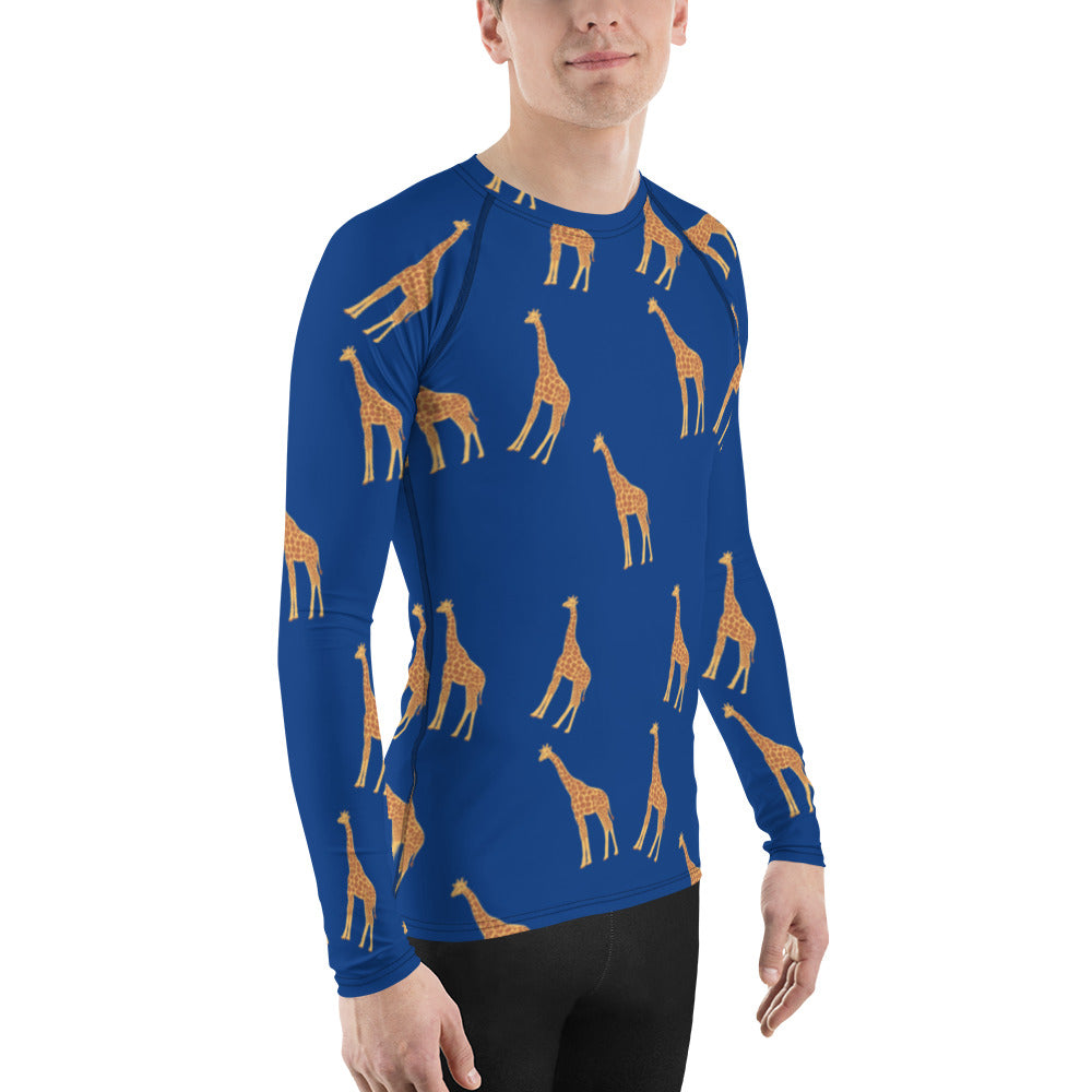 Twiga Print Men's Rash Guard