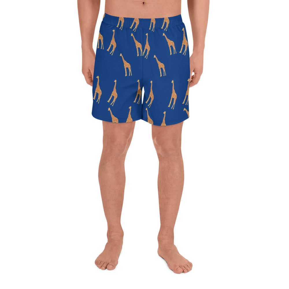 Twiga Print Men's Athletic Shorts