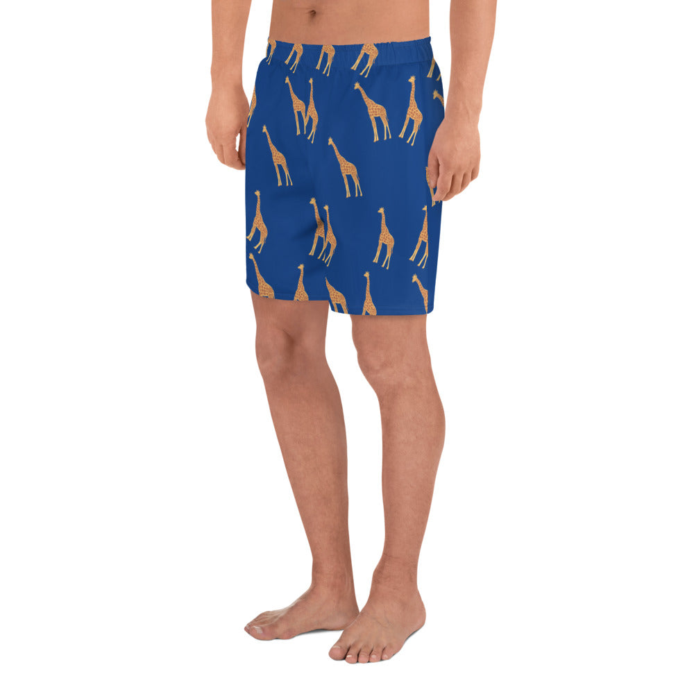 Twiga Print Men's Athletic Shorts