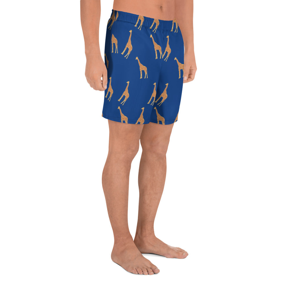 Twiga Print Men's Athletic Shorts