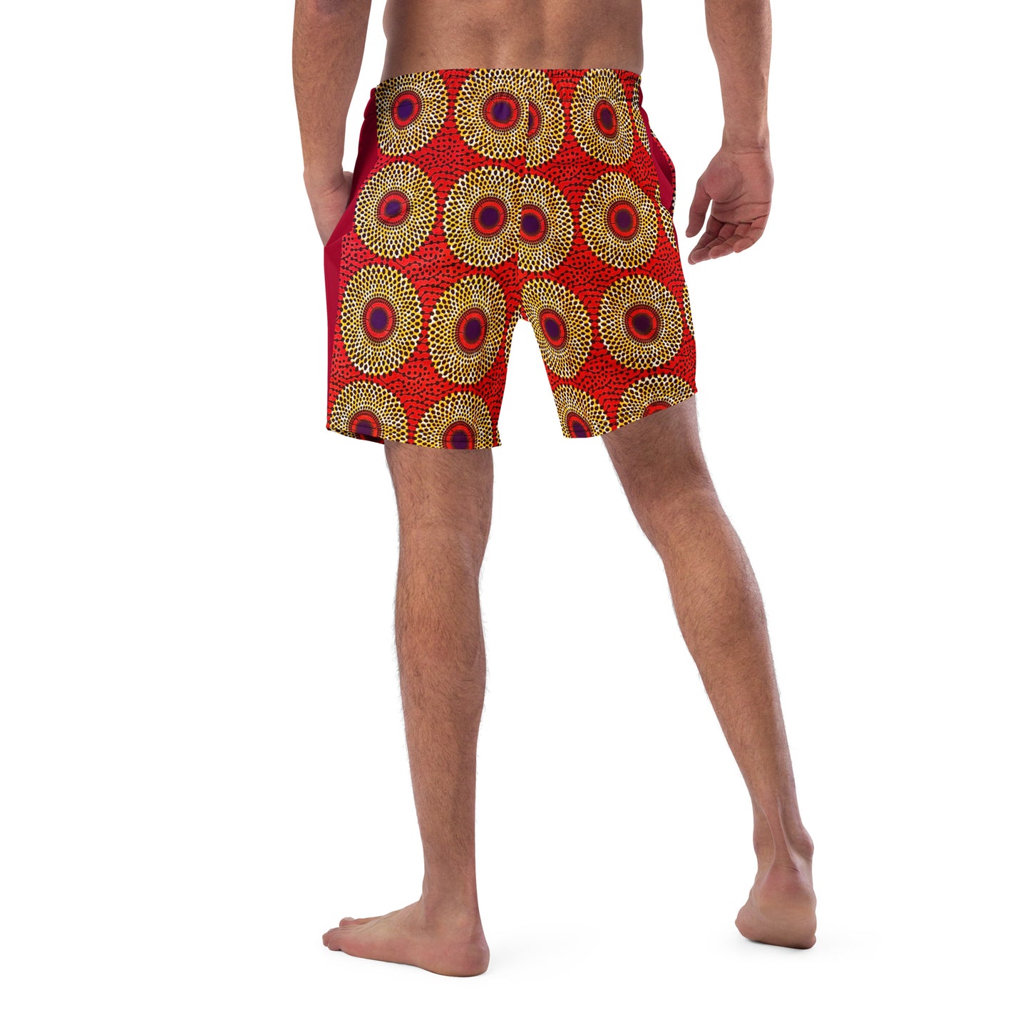 Rekiana African Print Men's swim trunks