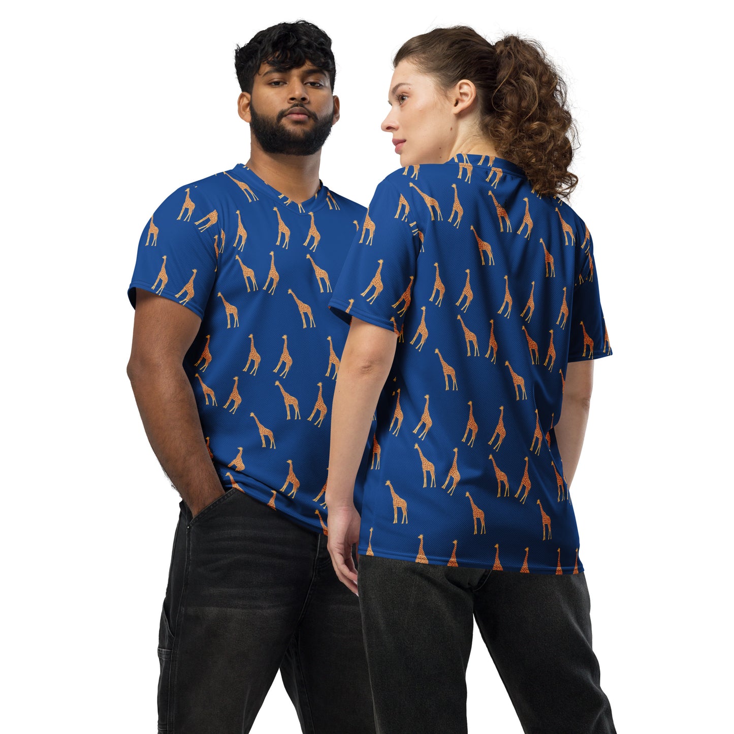 Twiga Print Unisex Sports Jersey