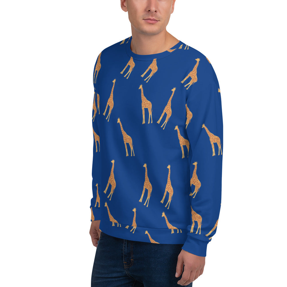 Twiga Print Unisex Sweatshirt