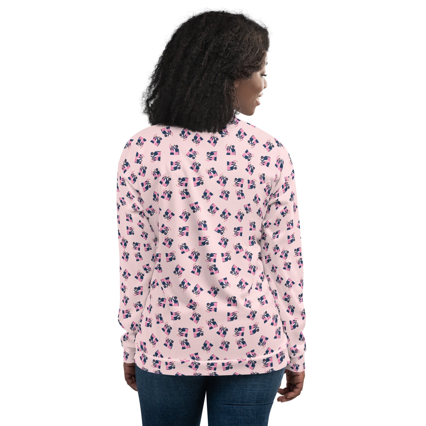 Pink Power Unisex Bomber Jacket