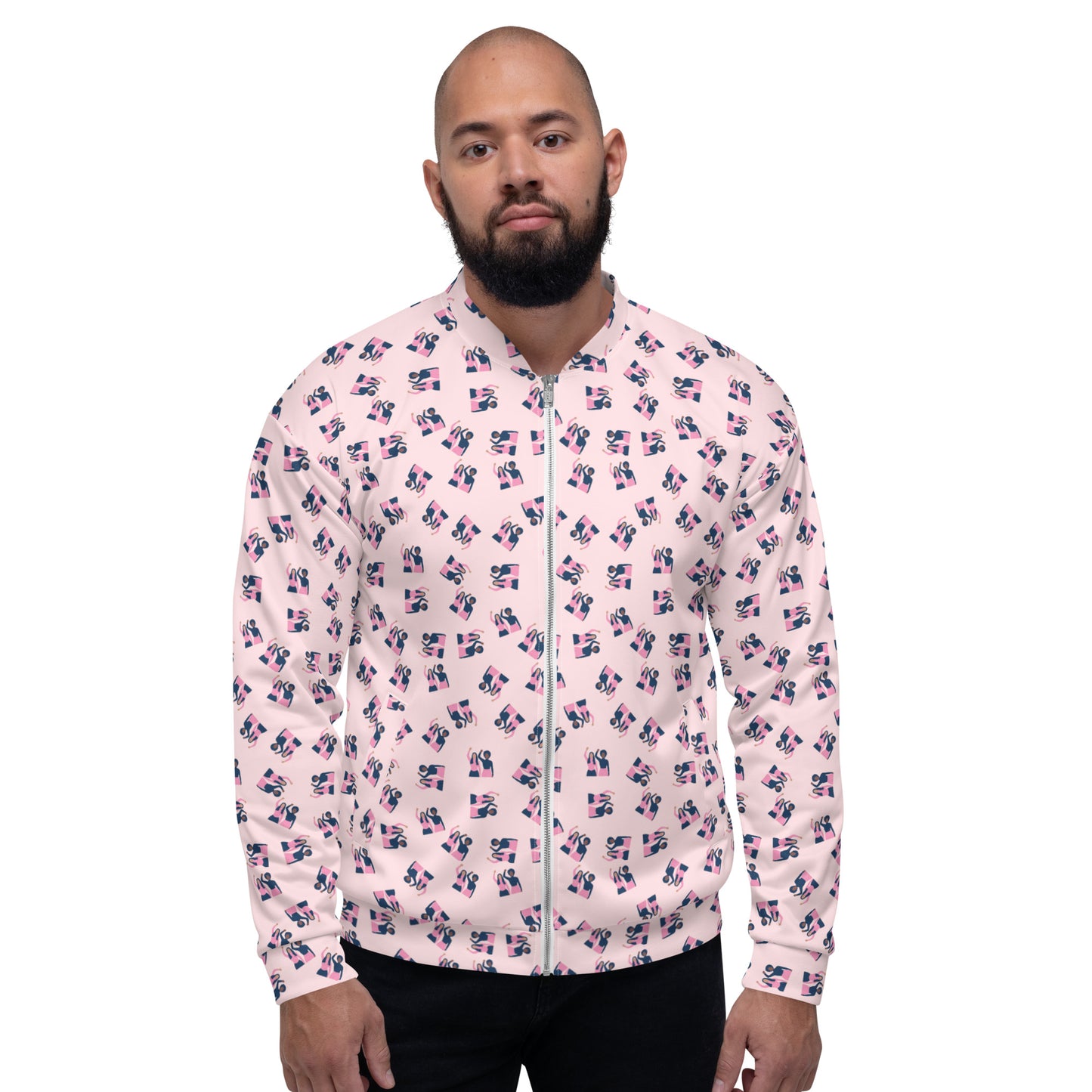 Pink Power Unisex Bomber Jacket