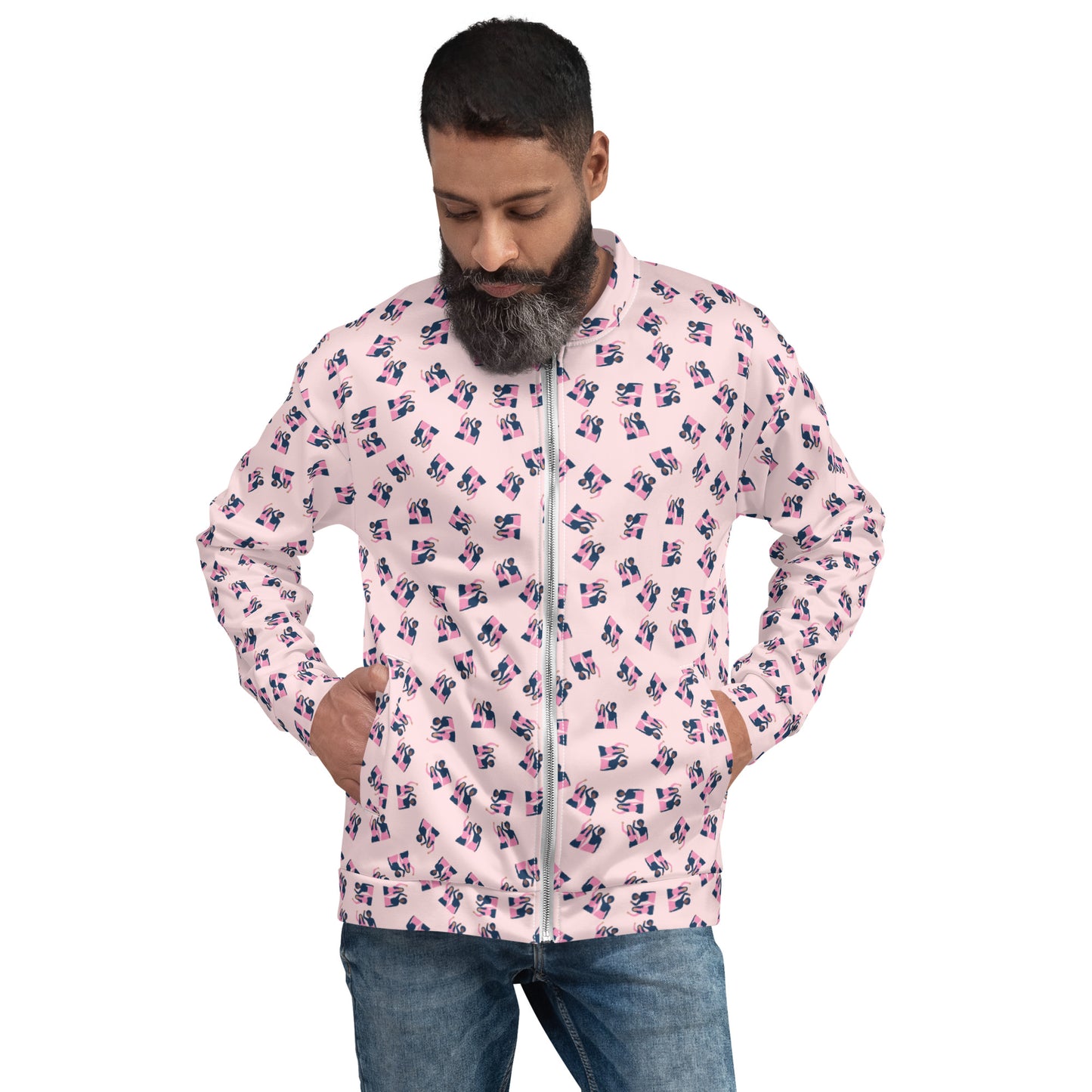 Pink Power Unisex Bomber Jacket