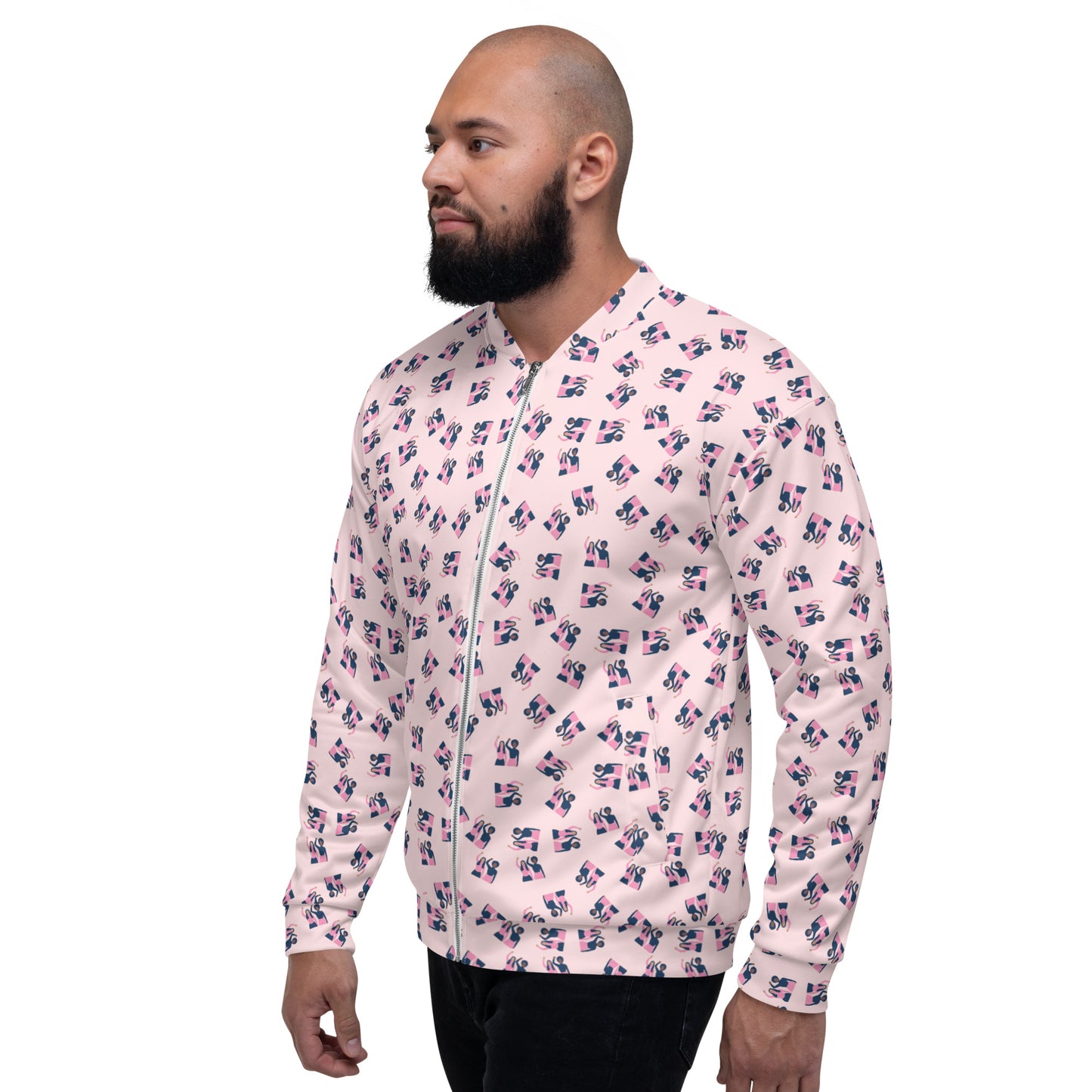 Pink Power Unisex Bomber Jacket