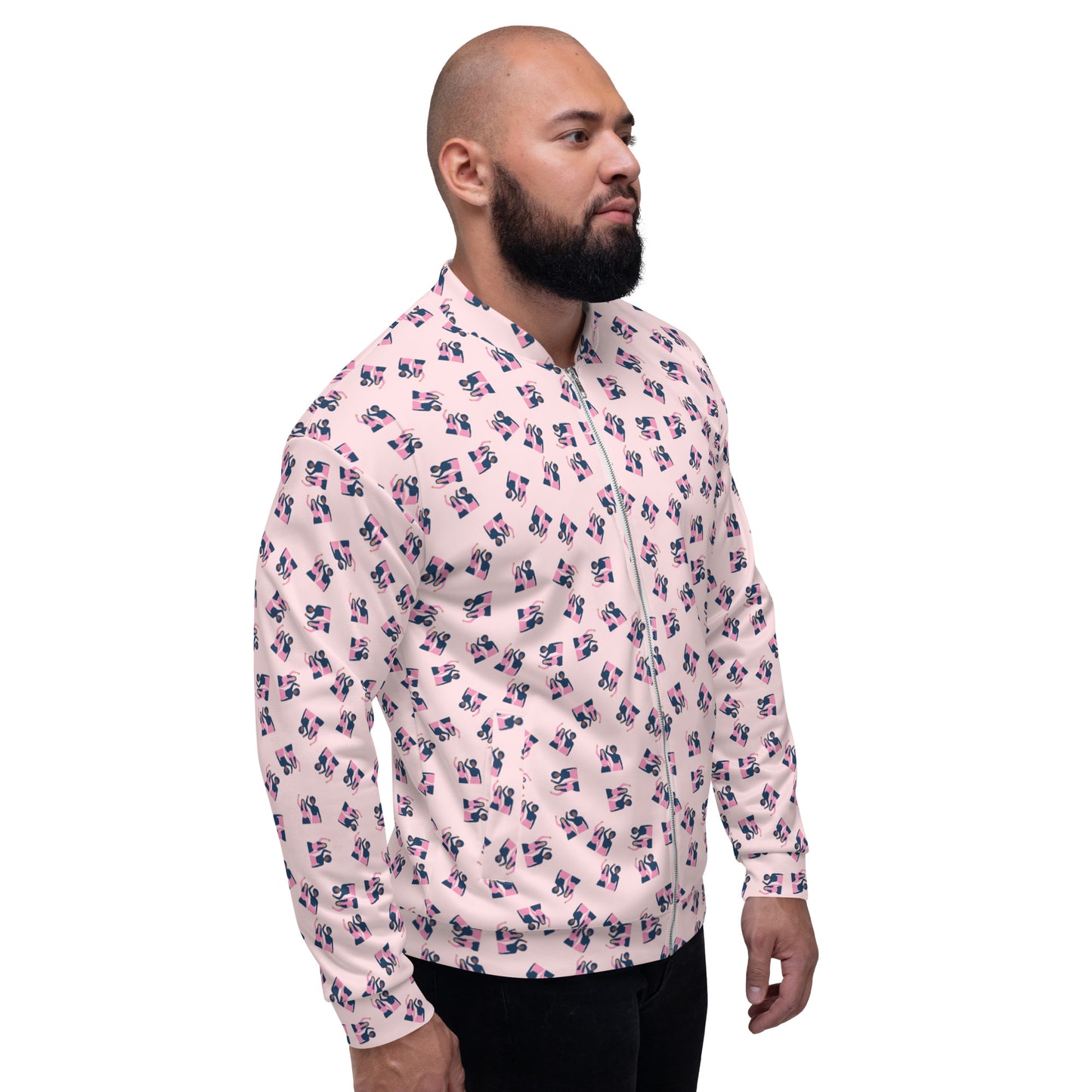 Pink Power Unisex Bomber Jacket