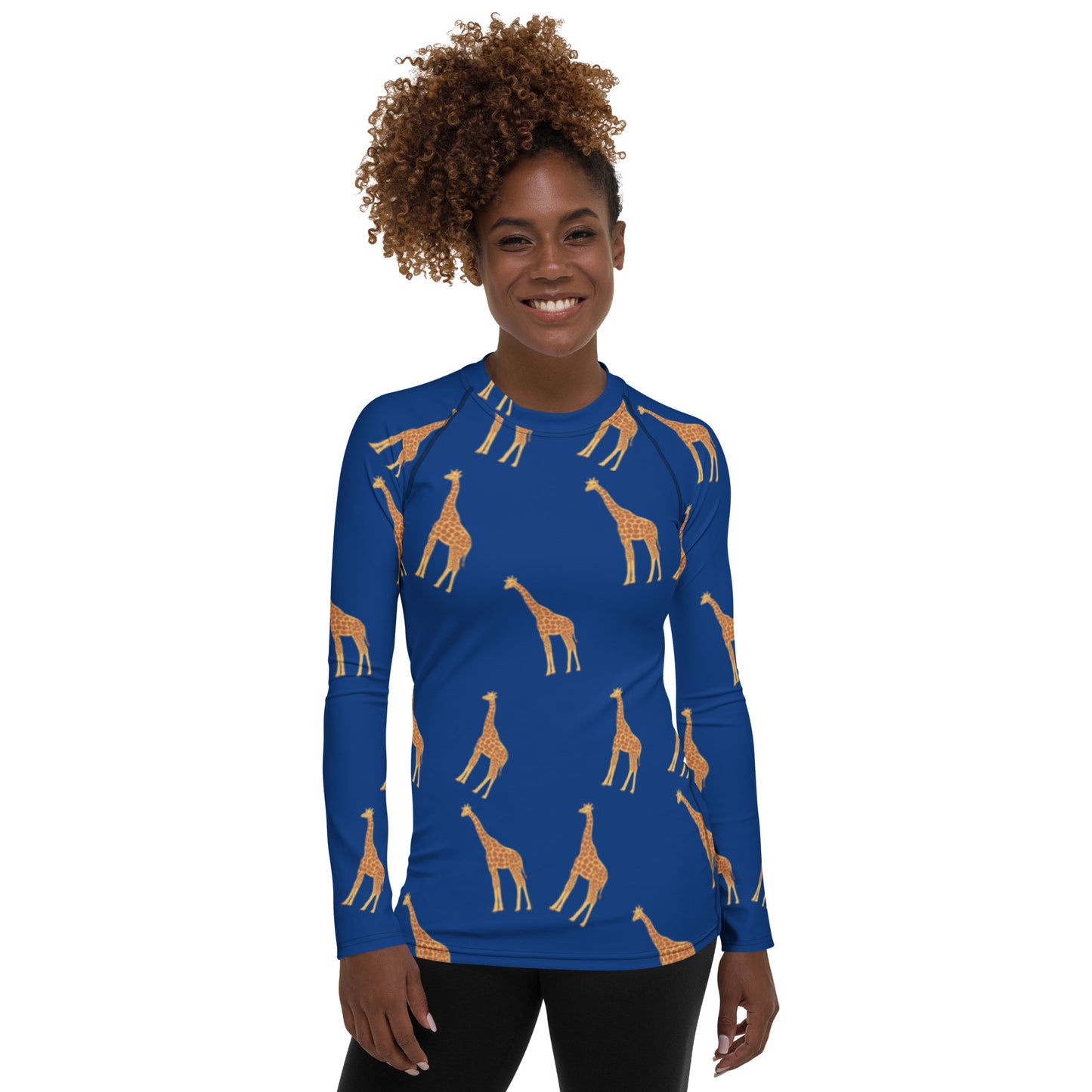 Twiga Print Women's Rash Guard