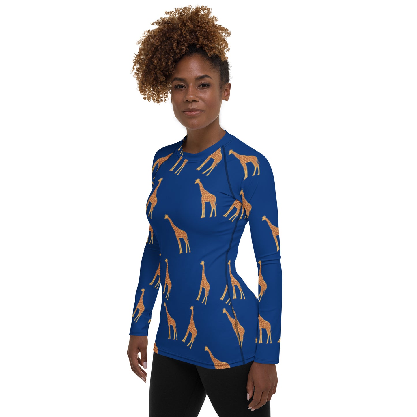 Twiga Print Women's Rash Guard