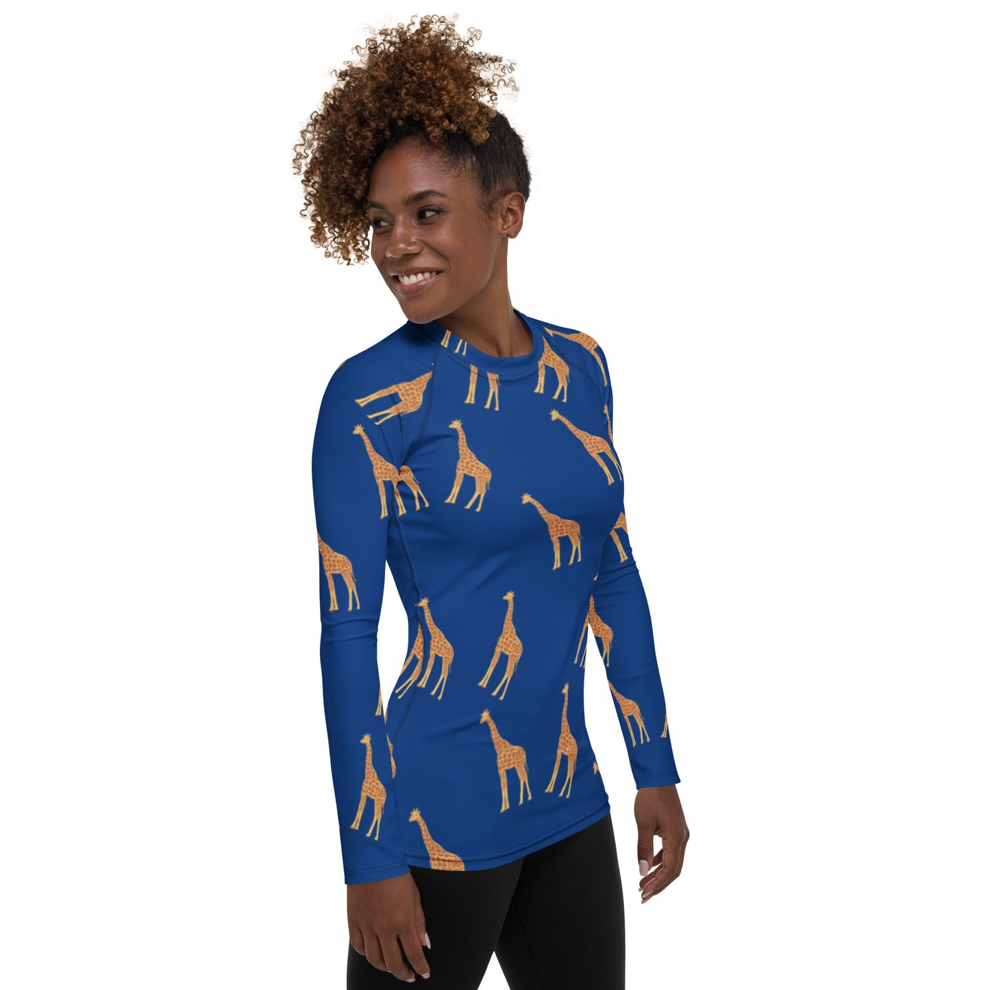 Twiga Print Women's Rash Guard