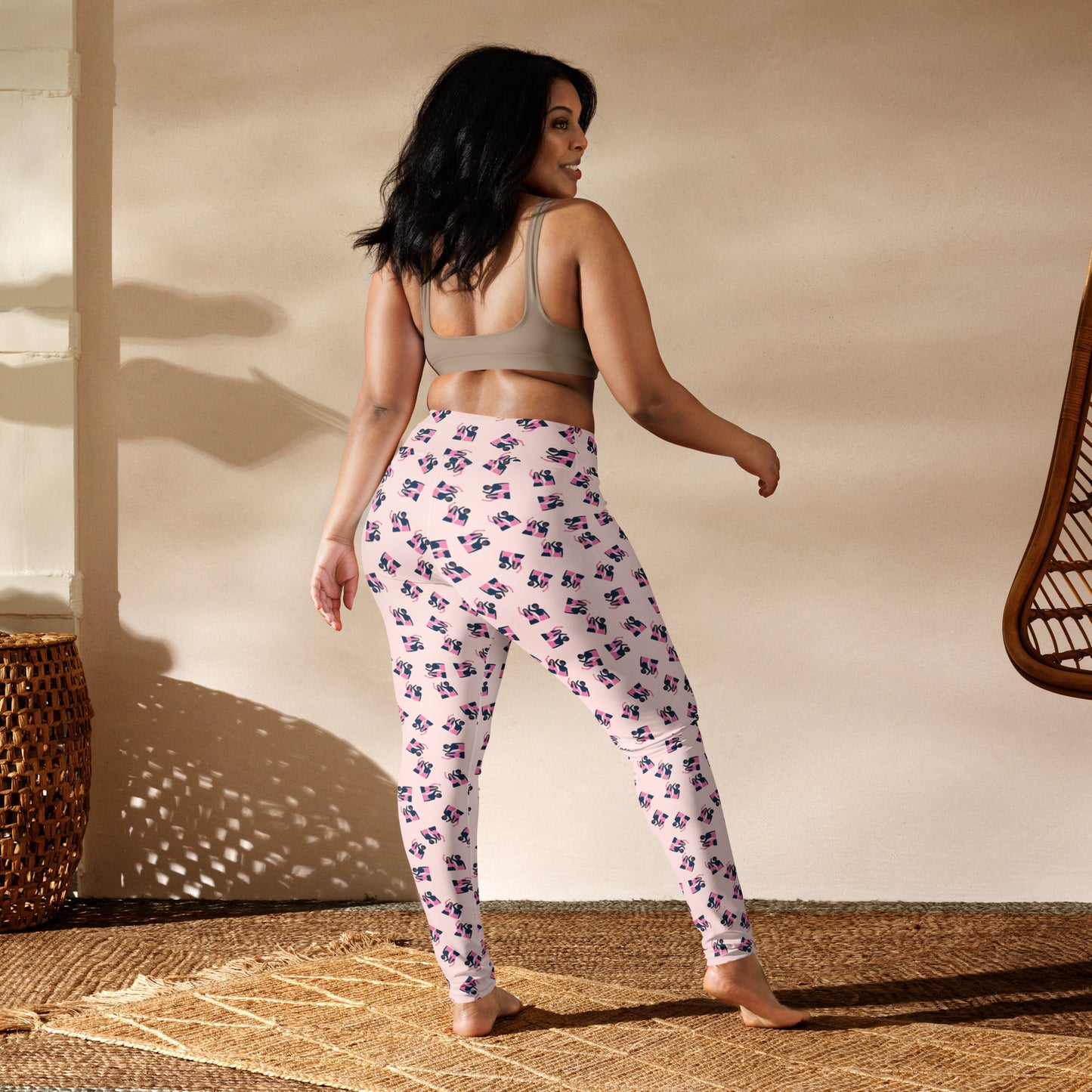 Pink Power Yoga Leggings