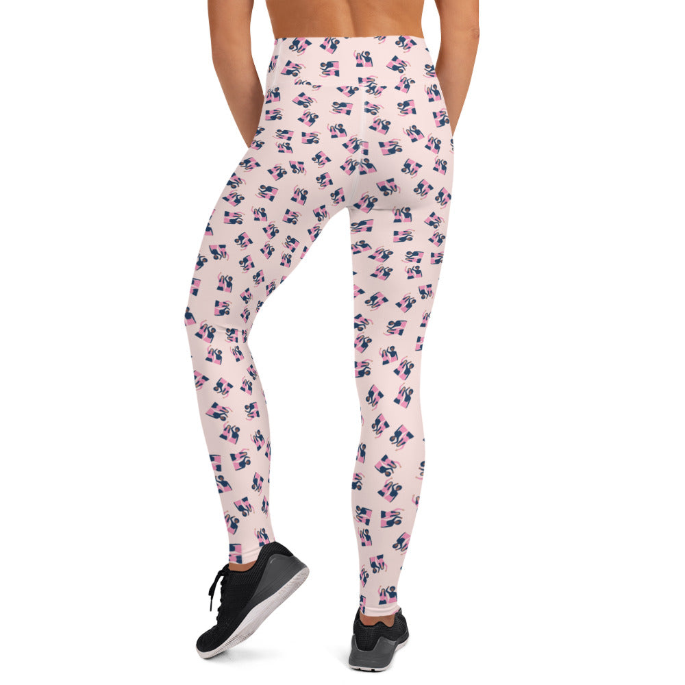 Pink Power Yoga Leggings