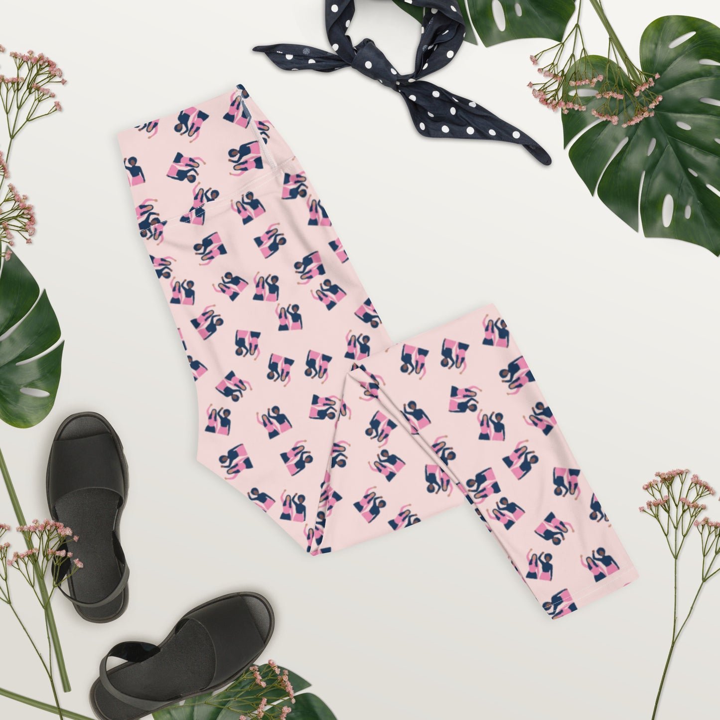 Pink Power Yoga Leggings