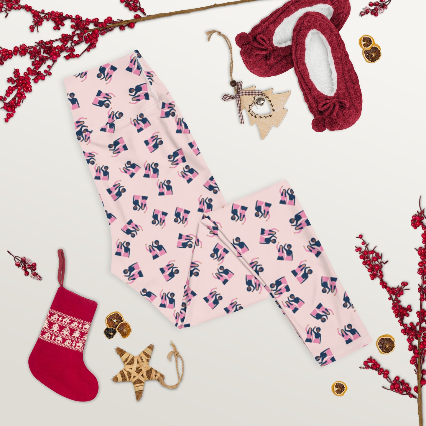 Pink Power Yoga Leggings