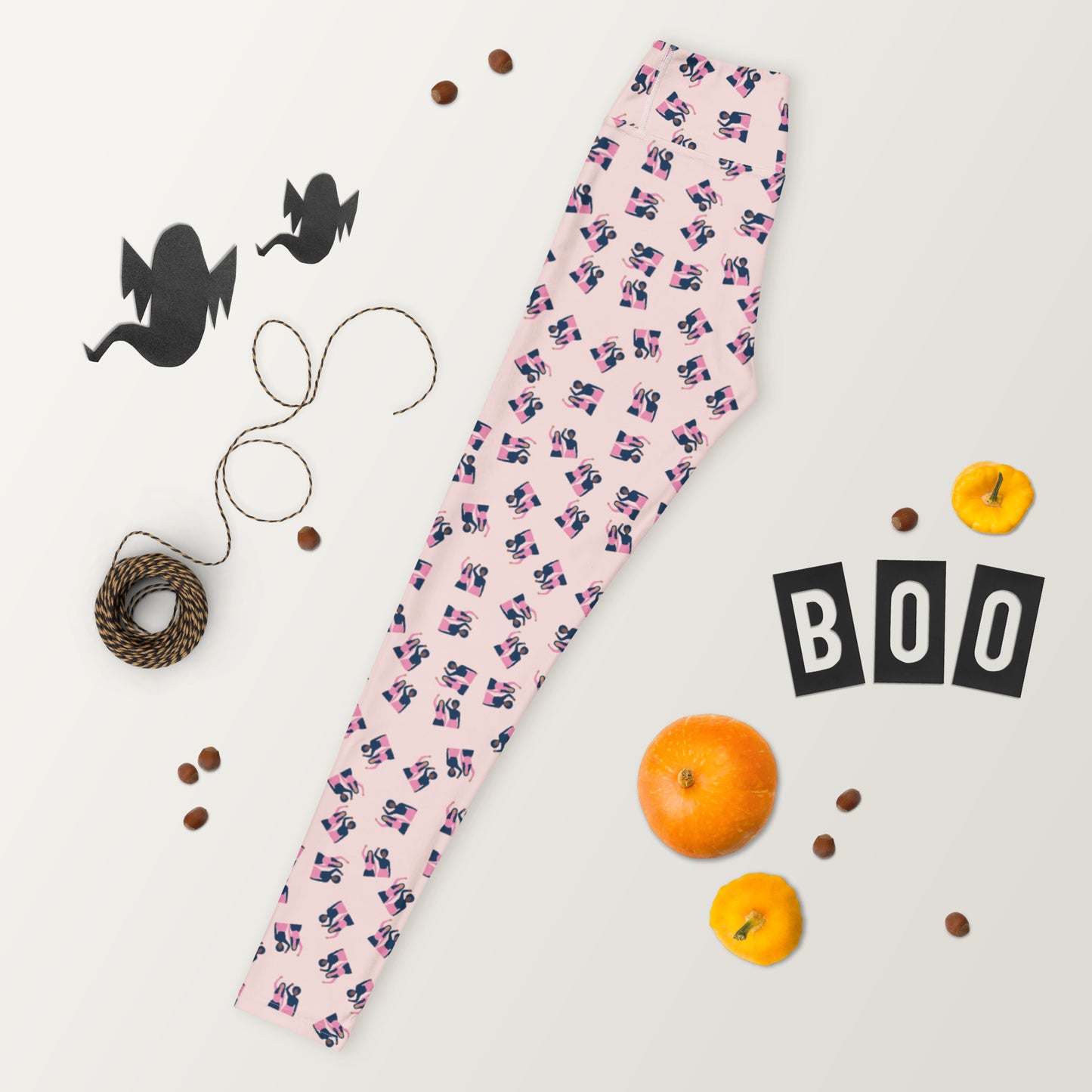Pink Power Yoga Leggings