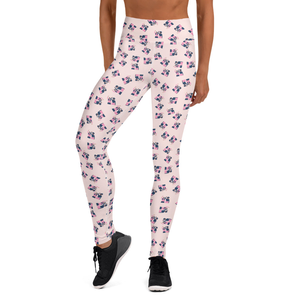 Pink Power Yoga Leggings