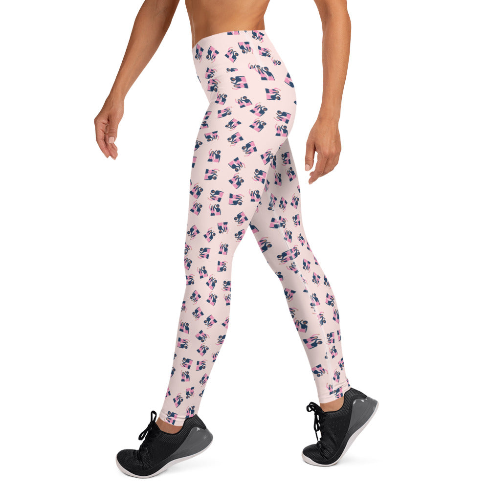 Pink Power Yoga Leggings