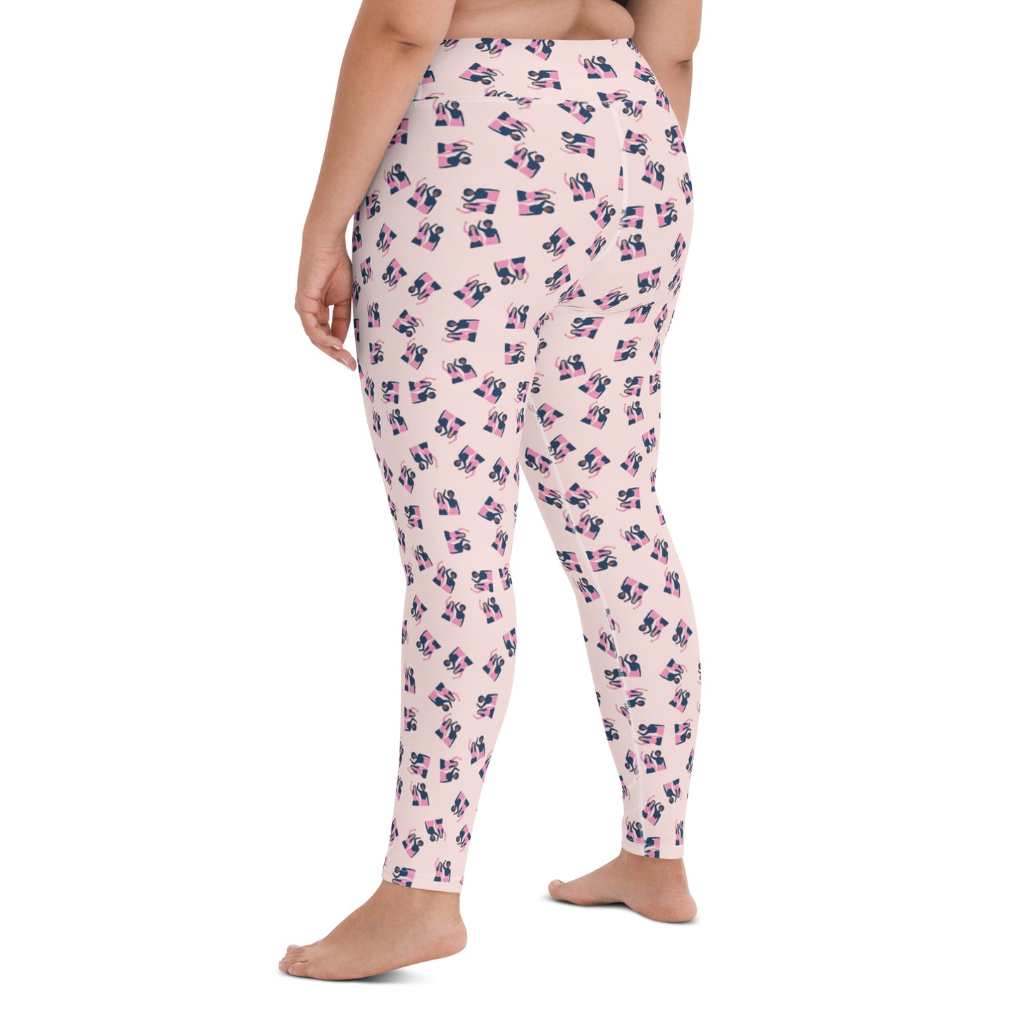 Pink Power Yoga Leggings