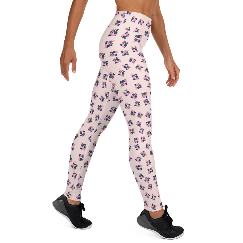 Pink Power Yoga Leggings