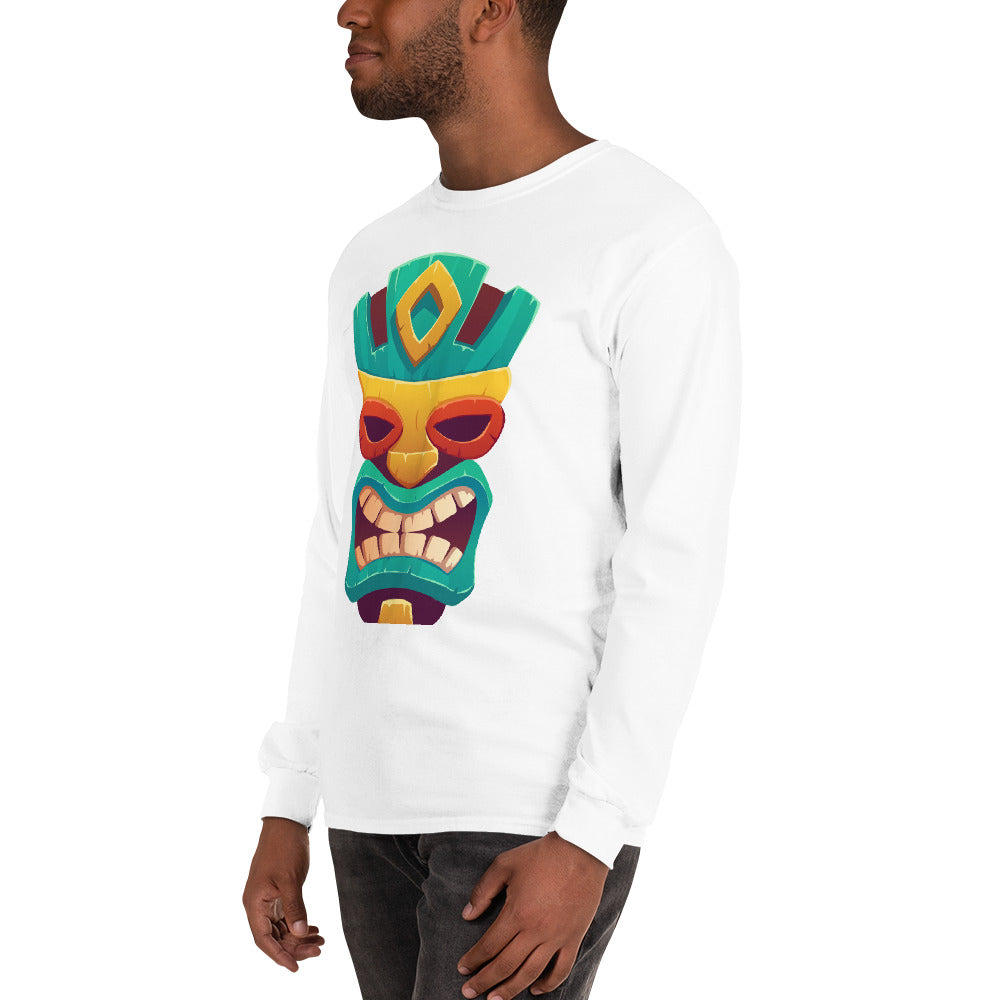Goma Tribal Cotton Long-sleeve Fall TShirt