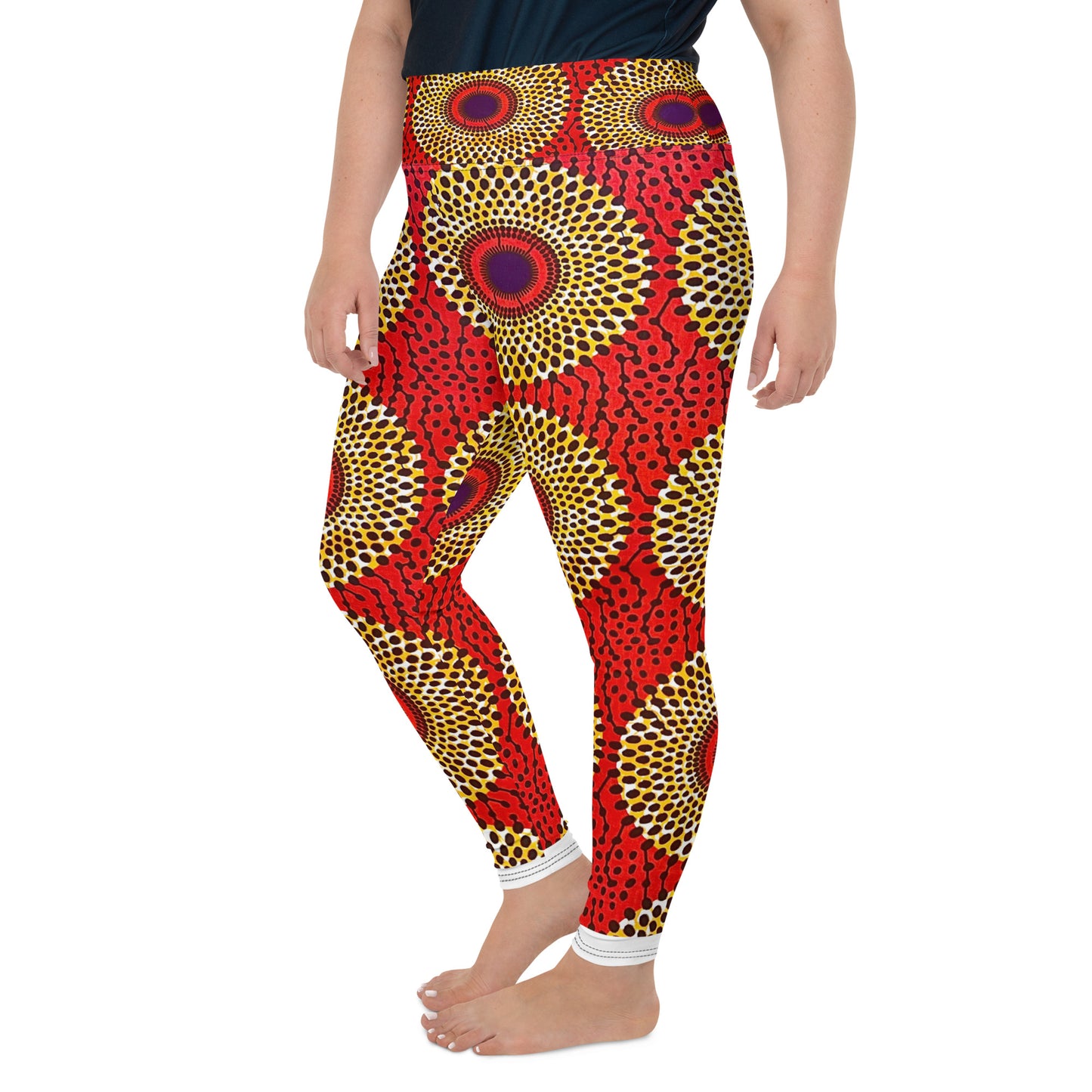 Rekiana Plus Size Yoga Workout Leggings