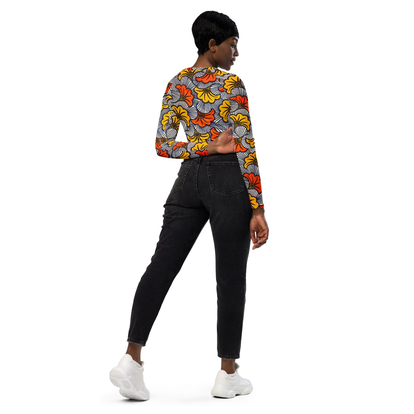 Adun long-sleeve crop top