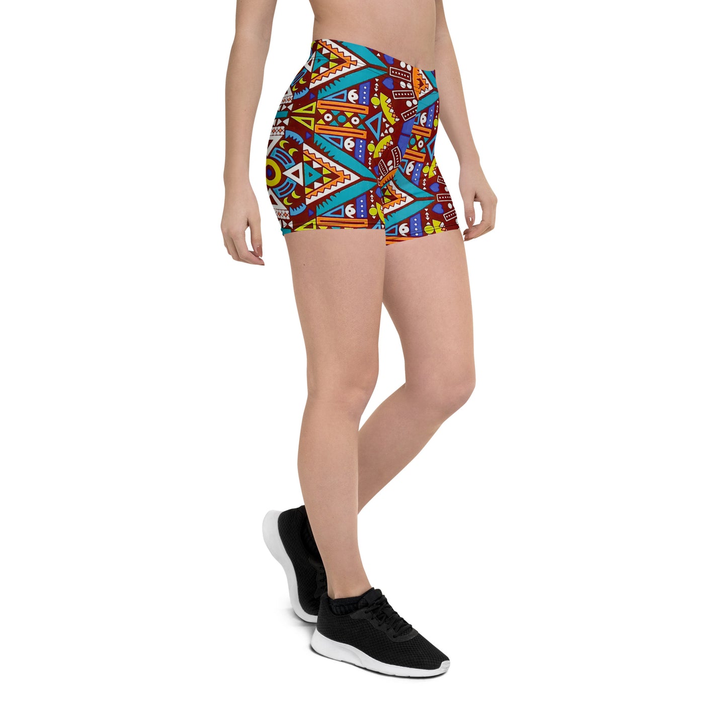 Tozi Yoga Print Sports Shorts