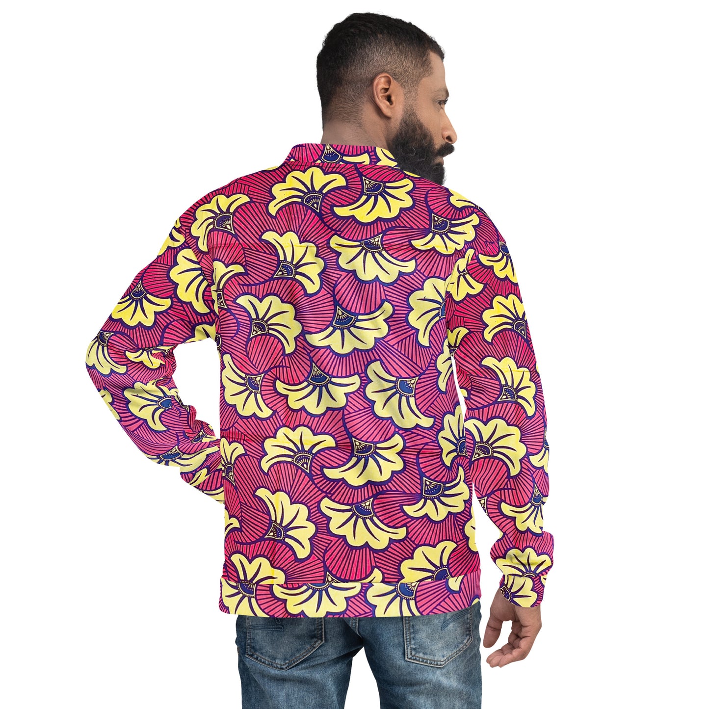 Fleur Unisex Bomber Jacket