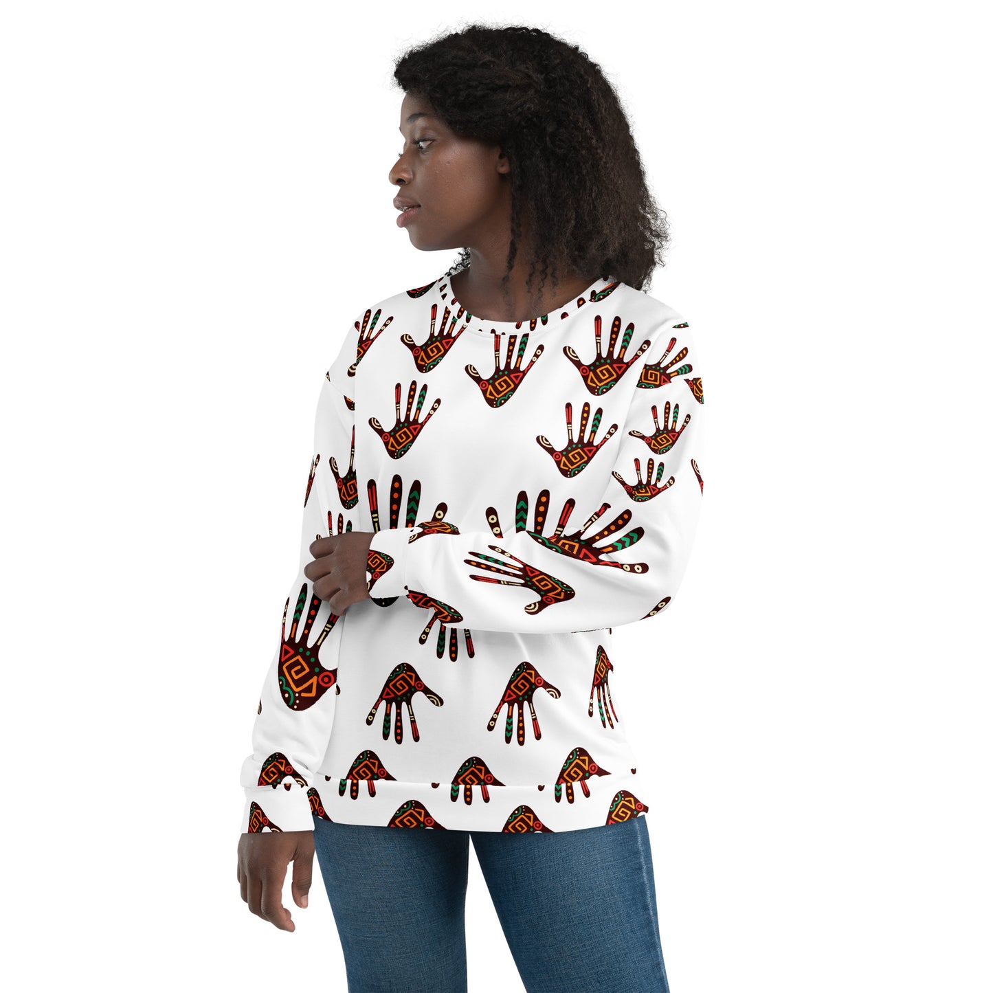Duro Tribal Palm Print Unisex Sweatshirt