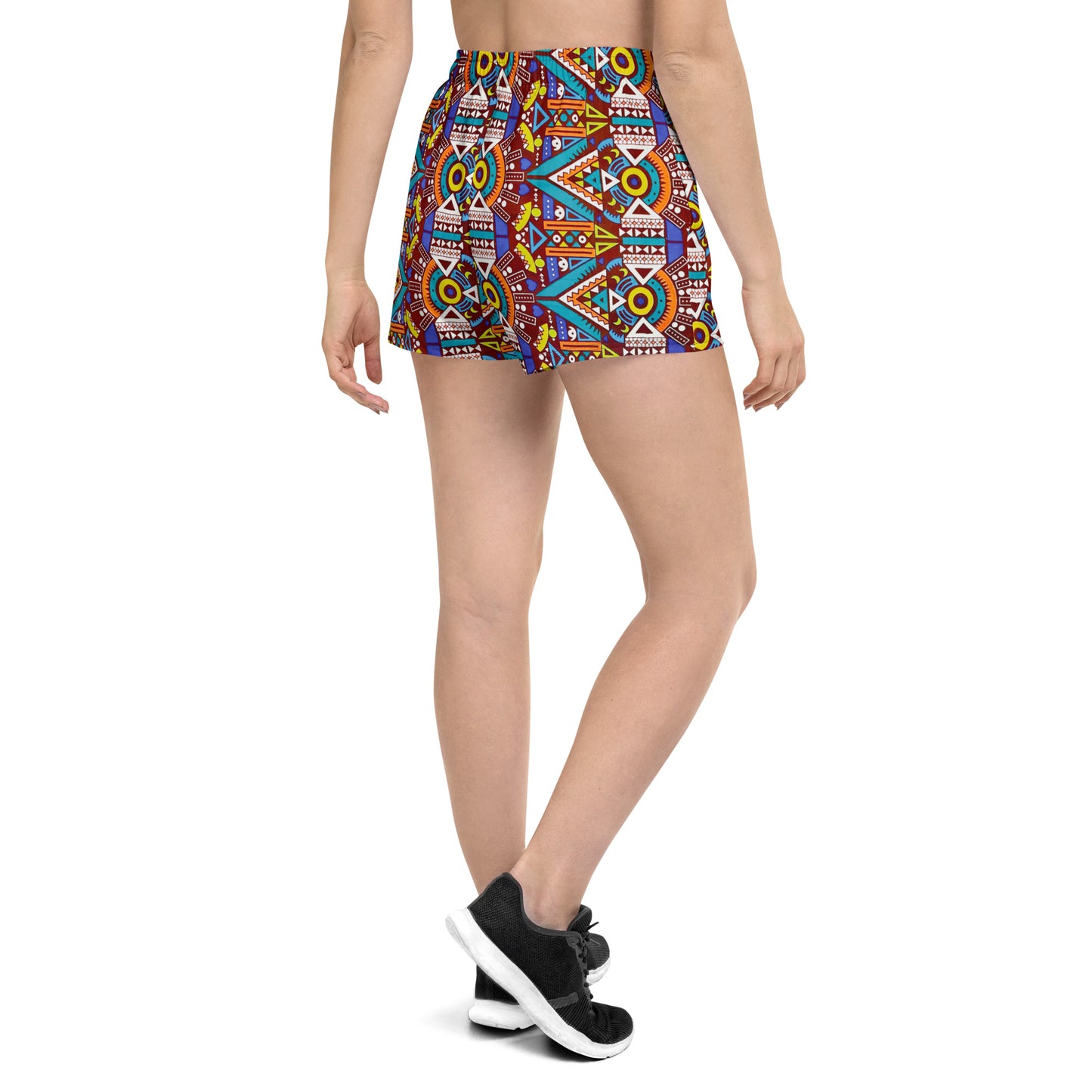 Tozi Aztec Print Women’s Recycled Athletic Shorts
