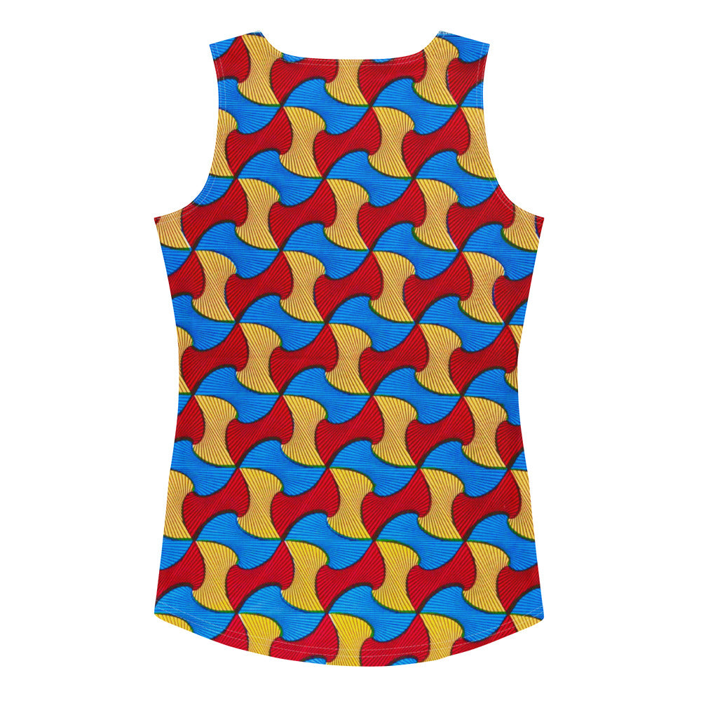 Santi African Print Tank Top