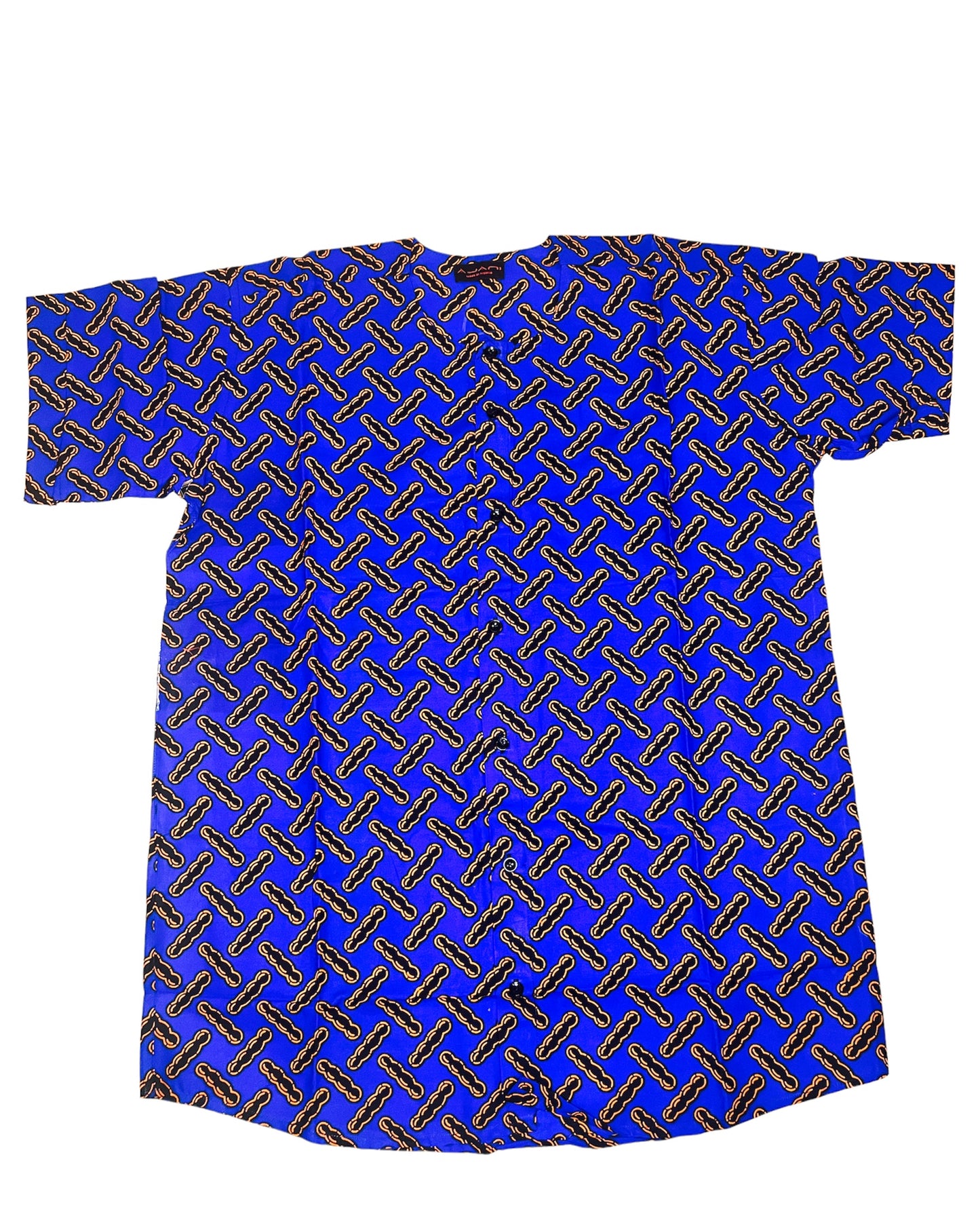 Essien Peanut Print Round Neck Men’s Short Sleeve Shirt