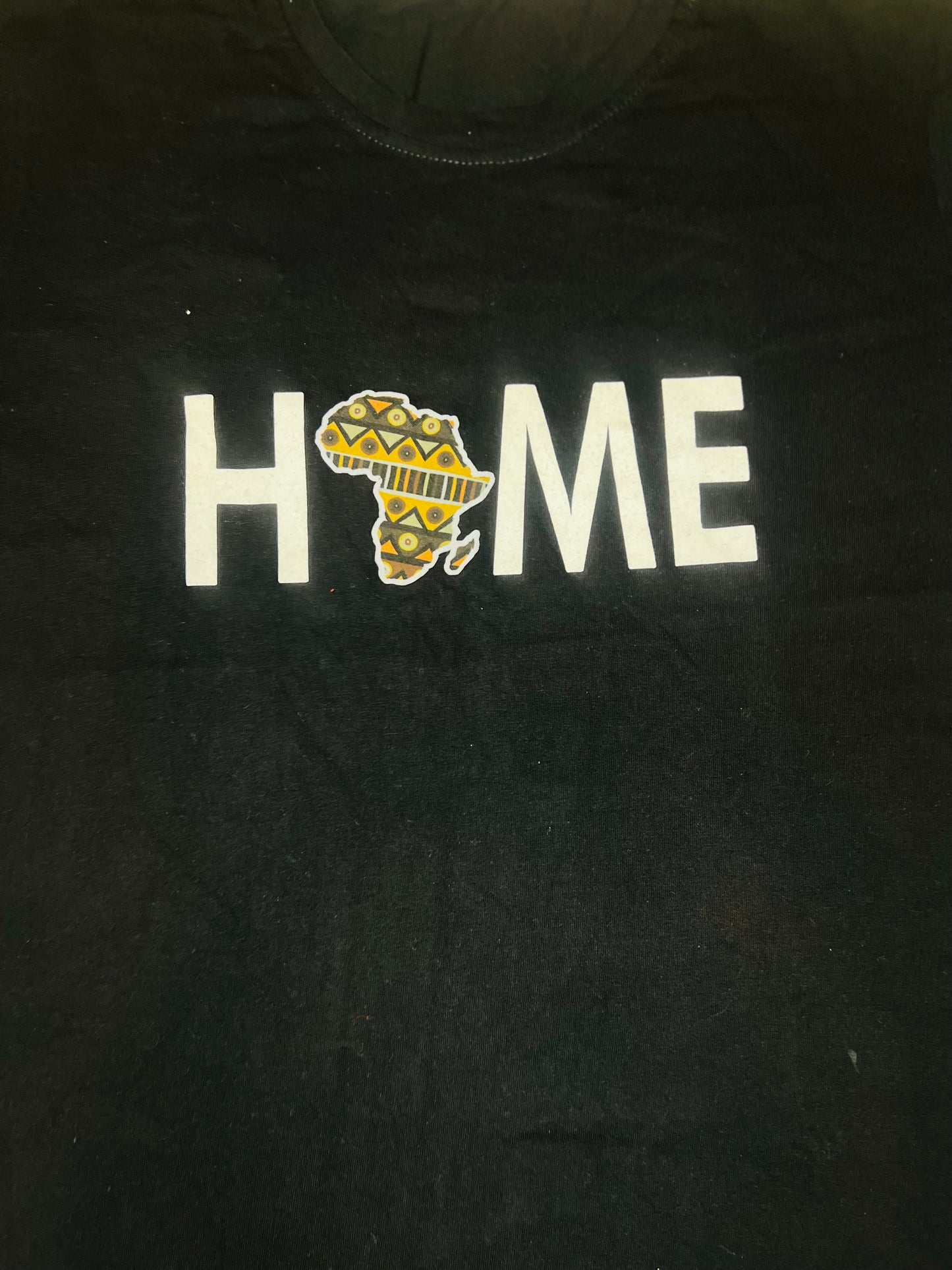 HOME Africa Map Tribal Print T-Shirt