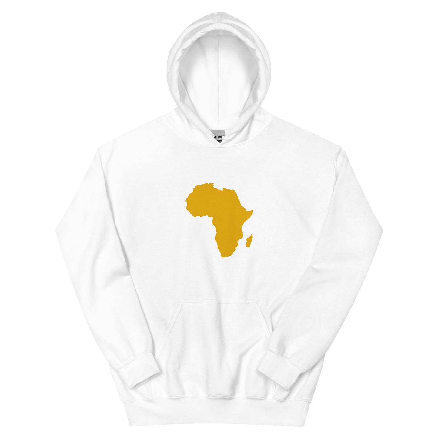 Asake Oge Gold Africa Map Men Women Unisex Longsleeve Hoodie