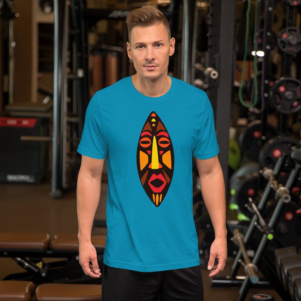 Dan Tribal Cotton Unisex Maskhead TShirt