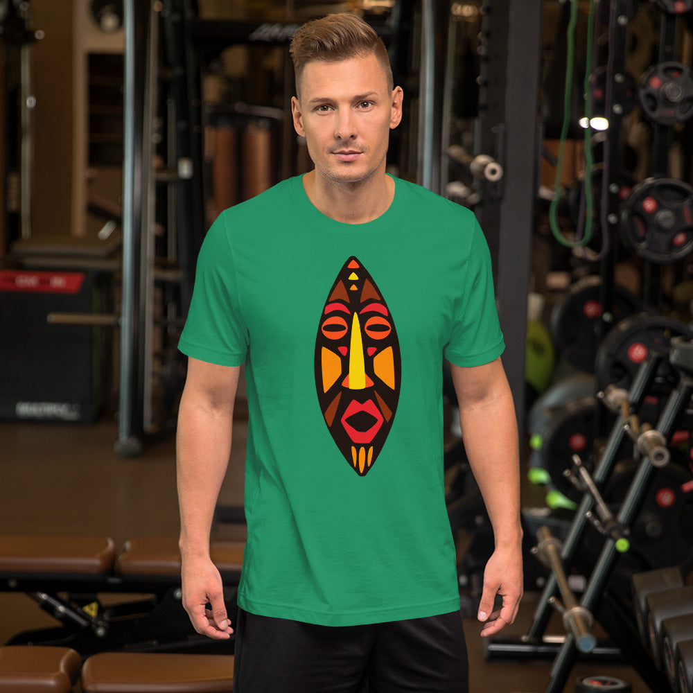 Dan Tribal Cotton Unisex Maskhead TShirt