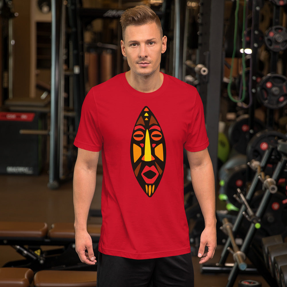 Dan Tribal Cotton Unisex Maskhead TShirt