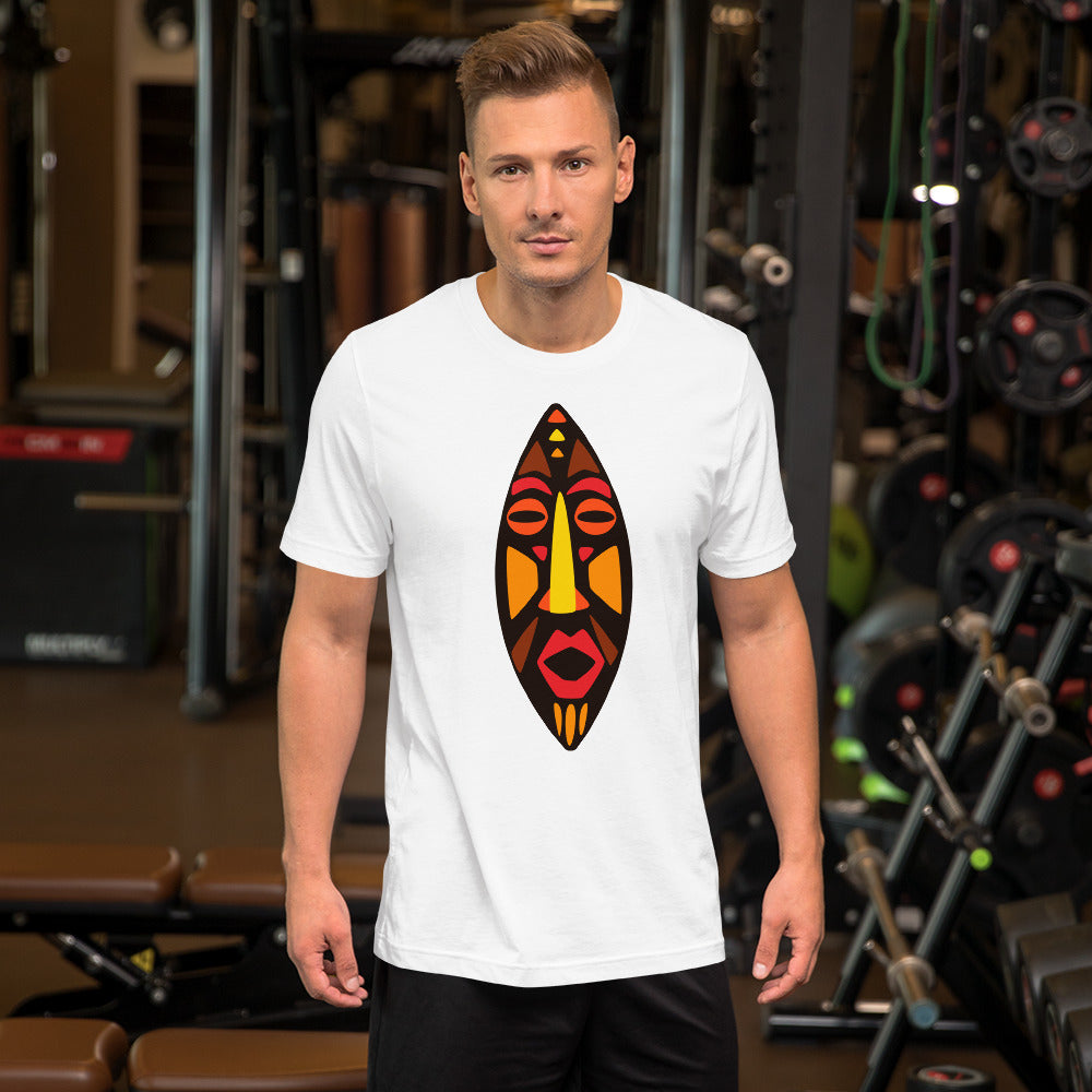 Dan Tribal Cotton Unisex Maskhead TShirt