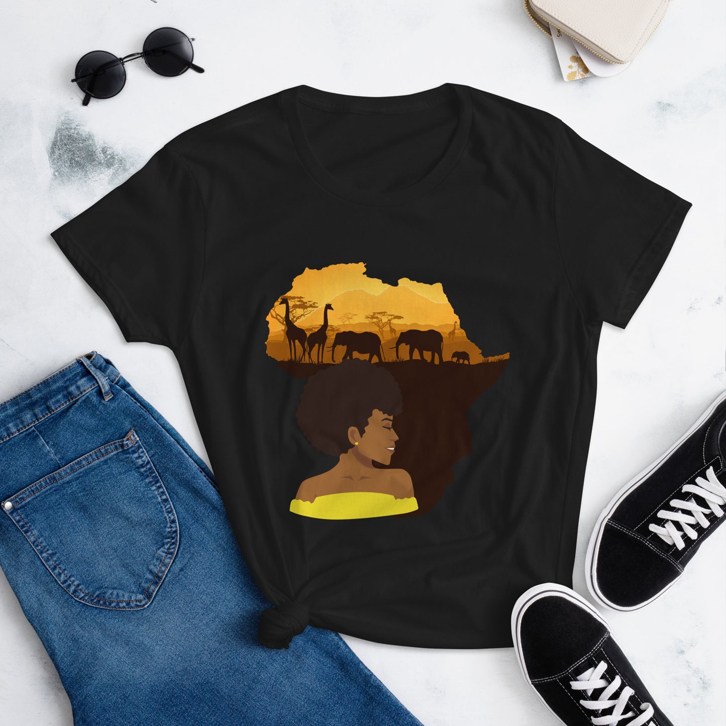 Chen Chic Pure Cotton Short Sleeve Women's T-shirt