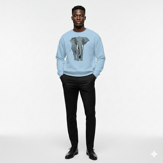 Giwa Elephant Unisex Fall Sweatshirt