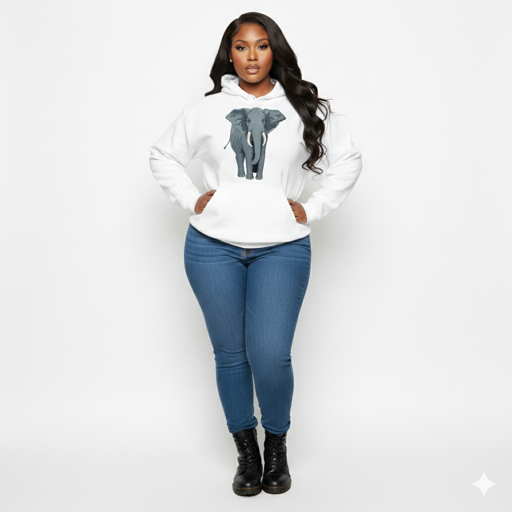 Giwa Elephant Unisex Fall Sweatshirt